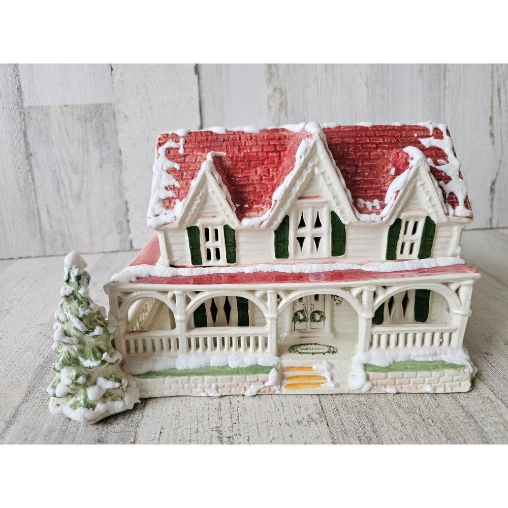 Walter brockmann are very own home holidays village vintage Xmas 1990 Xmas decor